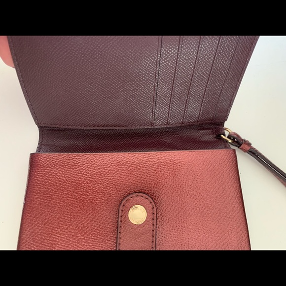 Red Coach Wristlet - Picture 2 of 7